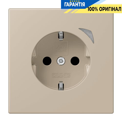 Розумна розетка з заземленням 250V/16A JUNG HOME Energy BTLC1521SE243, ombre naturelle claire (32142)