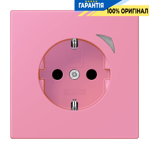 Розумна розетка з заземленням 250V/16A JUNG HOME Energy BTLC1521SE246, rose vif