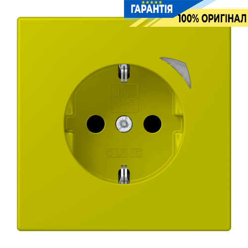 Розумна розетка з заземленням 250V/16A JUNG HOME Energy BTLC1521SE249, vert olive vif (4320F)