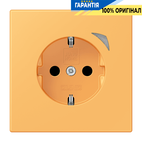 Розумна розетка з заземленням 250V/16А JUNG HOME Energy BTLC1521SE254, ocre jaune clair
