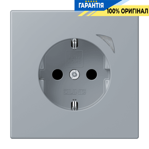 Розумна розетка з заземленням 250V 16A JUNG HOME Energy BTLC1521SE257, gris clair 59