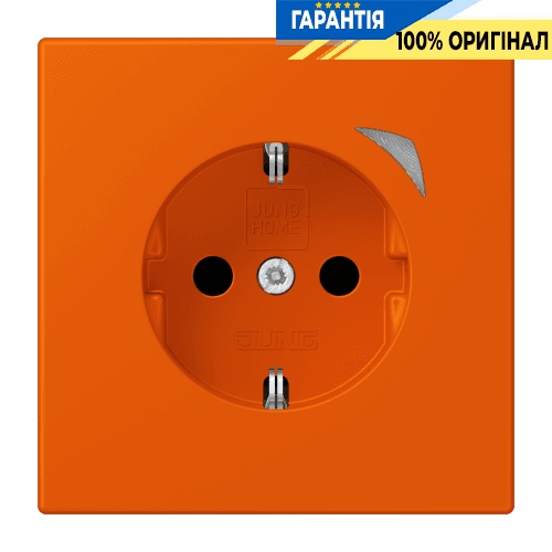 Розетка з заземленням 250V 16А JUNG HOME Energy BTLC1521SE260, помаранчева vif
