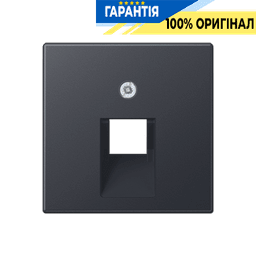 Панель розетки 1-я TF/PC Jung A569-1BFPLUAANM антрацит матовий