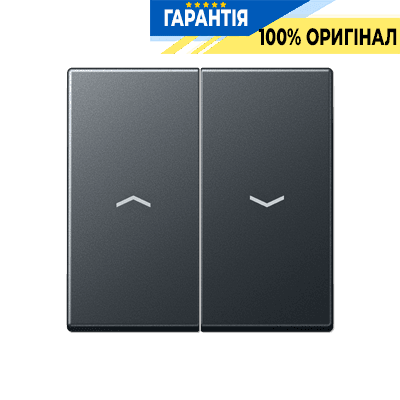 Клавіша 2-а для жалюзійного вимикача/кнопок JUNG A595BFPANM антрацит матовий