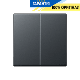Клавіша 2-а JUNG A595BFANM антрацит матовий для електроустановок