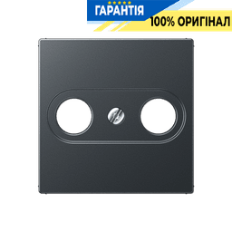 Панель розетки TV-FM Jung A561BFPLTVANM матовий антрацит, бренд Jung, артикул A561BFPLTVANM, колір матовий антрацит
