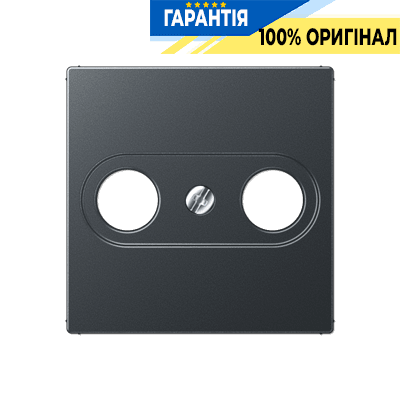 Панель розетки TV-FM Jung A561BFPLTVANM матовий антрацит, бренд Jung, артикул A561BFPLTVANM, колір матовий антрацит