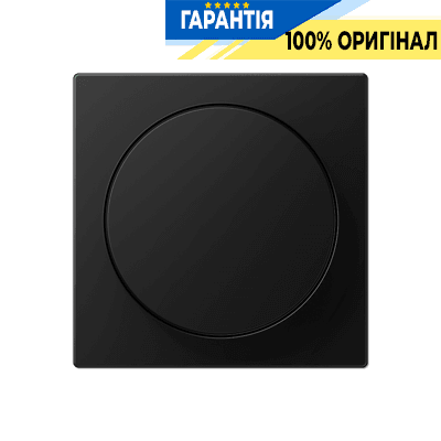 Накладка для роторного діммера Jung A1740BFSWM чорний матовий