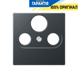 Панель розетки TV+R+SAT JUNG A561BFPLSATANM антрацит матовий, для телевізійних та супутникових підключень