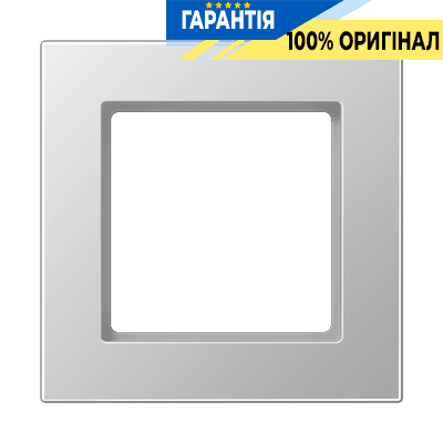 Рамка 1-ша алюмінієва термопластова Jung A5581BFAL серія А-550
