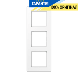 Рамка 3-я біла з термопласту Jung A5583BFWW А-550