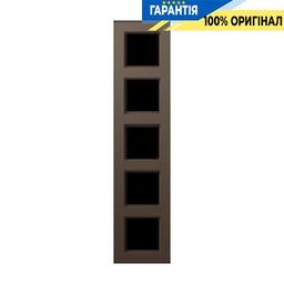 Рамка 5-а Jung A5585BFMO A550 термопласт колір мокко