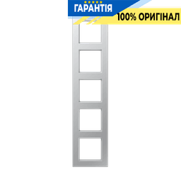 Рамка 5-а алюмінієва з термопласту Jung A5585BFAL серії А-550