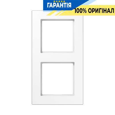 Рамка 2-га біла термопластова Jung A5582BFWW А-550