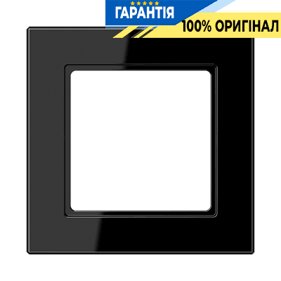 Рамка 1-ша A-Creation AC581BFSW JUNG термопласт чорний