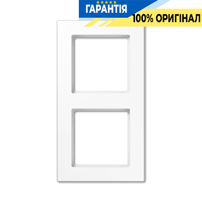 Рамка 2-га JUNG A-Creation AC582BFWW термопласт біла