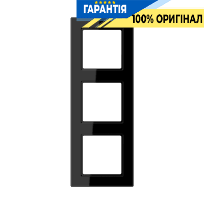 Рамка 3-я A-Creation AC583BFSW JUNG термопласт чорний