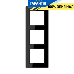Рамка 3-постова JUNG A-Creation AC583SW термопласт чорний