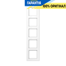 Рамка 5-а JUNG A-Creation AC585BFWW термопласт біла