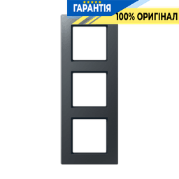 Рамка 3-я JUNG A-Creation AC583BFANM термопласт матовий антрацит