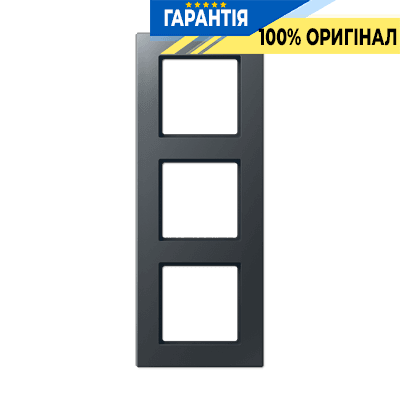 Рамка 3-я JUNG A-Creation AC583BFANM термопласт матовий антрацит