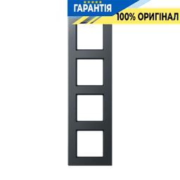 Рамка 4-я JUNG A-Creation AC584BFANM термопласт матовий антрацит