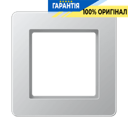Рамка 1-а JUNG AF581BFAL з термопласту, алюміній, однопостова