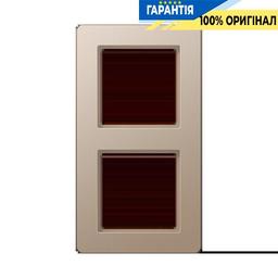 Рамка 2-а JUNG AF582BFCH A Flow термопласт колір шампанського