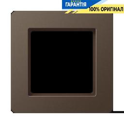 Рамка 1-ша JUNG AF581BFMO AFlow термопласт, колір мокко