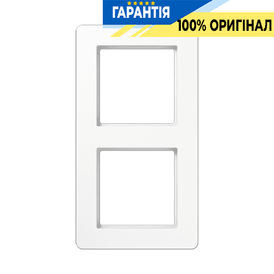 Рамка 2-а A-Flow Jung AF582BFWW термопласт біла