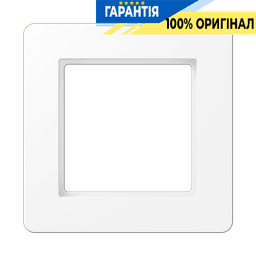 Рамка 1-а JUNG A-Flow AF581BFWWM термопласт білий матовий