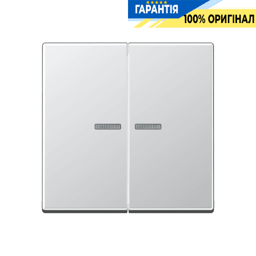 Клавіша JUNG HOME 2 групи BTA17102AL алюміній для керування освітленням
