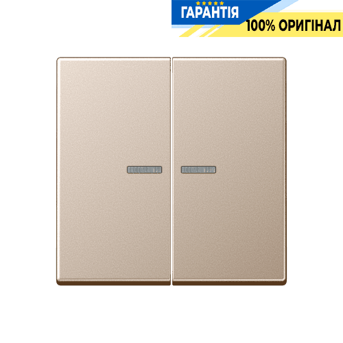 Клавіша JUNG HOME 2 групи BTA17102CH шампань для керування освітленням