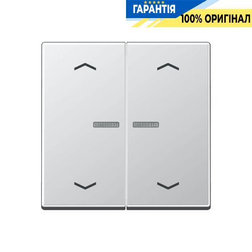 Клавіша з символом «стрілки» JUNG HOME, 2 групи, BTA17102PAL, алюміній