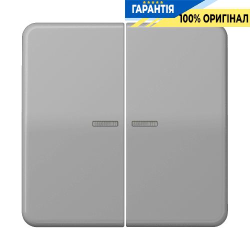 Клавіша JUNG HOME 2 групи BTCD17102GR сірий для керування освітленням