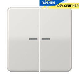 Клавіша JUNG HOME 2 групи світло-сіра BTCD17102LG для керування освітленням