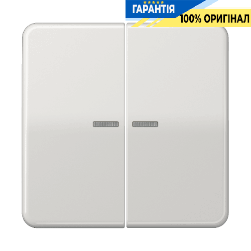 Клавіша JUNG HOME 2 групи світло-сіра BTCD17102LG для керування освітленням