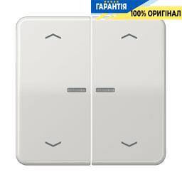Клавіша з символом «стрілки» JUNG HOME, 2 групи, світло-сірий, BTCD17102PLG