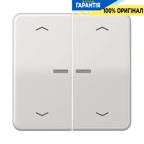Клавіша з символом «стрілки» JUNG HOME, 2 групи, світло-сірий, BTCD17102PLG