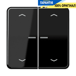 Клавіша з символом «стрілки» JUNG HOME, 2 групи, BTCD17102PSW, чорний