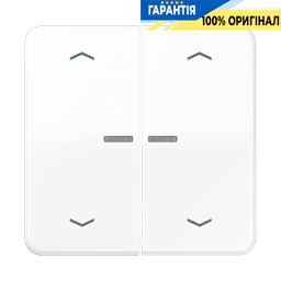 Клавіша з символом «стрілки» JUNG HOME, 2 групи, біла, BTCD17102PWW