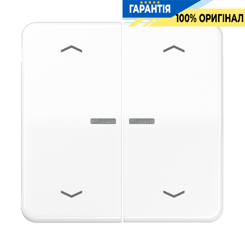Клавіша з символом «стрілки» JUNG HOME, 2 групи, біла, BTCD17102PWW