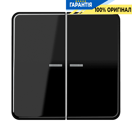 Клавіша JUNG HOME 2 групи BTCD17102SW чорний для керування освітленням