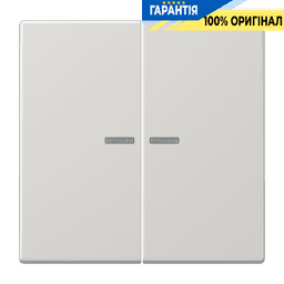 Клавіша JUNG HOME 2 групи світло-сіра BTLS17102LG для керування освітленням
