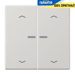 Клавіша з символом «стрілки» JUNG HOME, 2 групи, світло-сірий, BTLS17102PLG