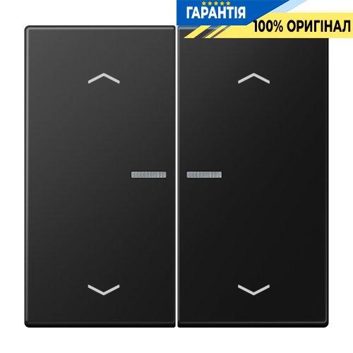 Клавіша з символом «стрілки» JUNG HOME, 2 групи, BTLS17102PSWM, чорний матовий