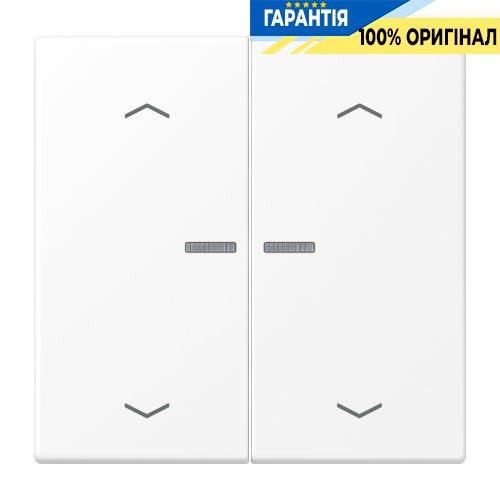 Клавіша з символом «стрілки» JUNG HOME, 2 групи, BTLS17102PWWM, білий матовий