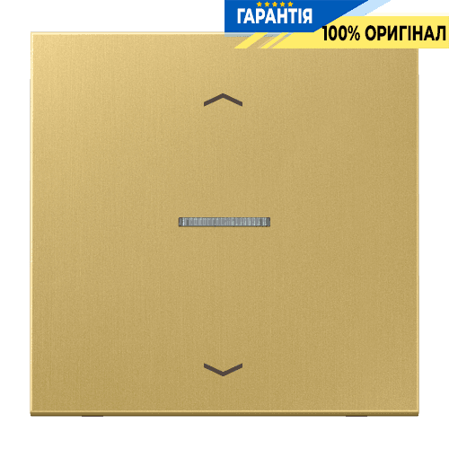 Клавіша з символом «стрілки» JUNG HOME, 1 група, BTME17101PC, латунь Classic