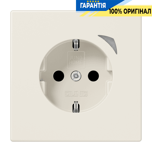 Розетка з заземленням 250V 16A JUNG HOME Energy BTLS1521SE слонова кістка