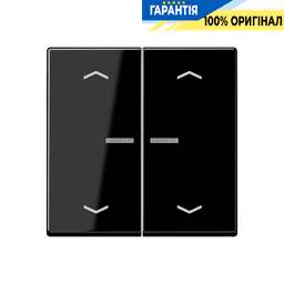 Клавіша з символом «стрілки» JUNG HOME, 2 групи, BTA17102BFPSW, чорний